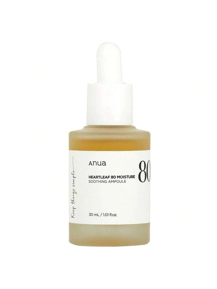 heartleaf soothing ampoule – calming heartleaf serumLightweight ampoule with 80% Houttuynia cordata extractSoothing heartleaf serum for sensitive, reactive skinHydrating ampoule with heartleaf, hyaluronic acid, panthenolGlass-skin glow ampoule with anti-inflammatory heartleaf