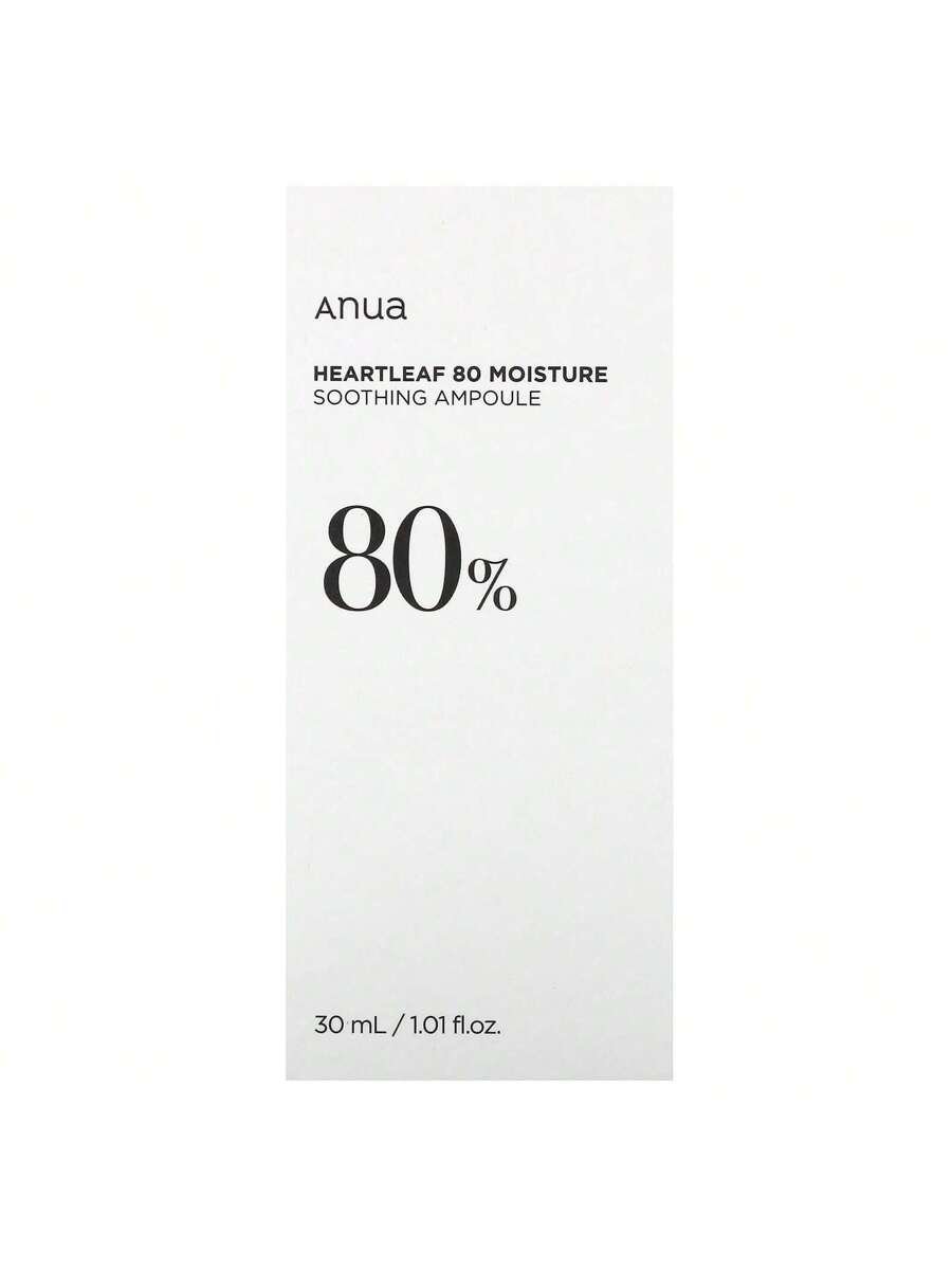 heartleaf soothing ampoule  – calming heartleaf serumLightweight ampoule with 80% Houttuynia cordata extractSoothing heartleaf serum for sensitive, reactive skinHydrating ampoule with heartleaf, hyaluronic acid, panthenolGlass-skin glow ampoule with anti-inflammatory heartleaf