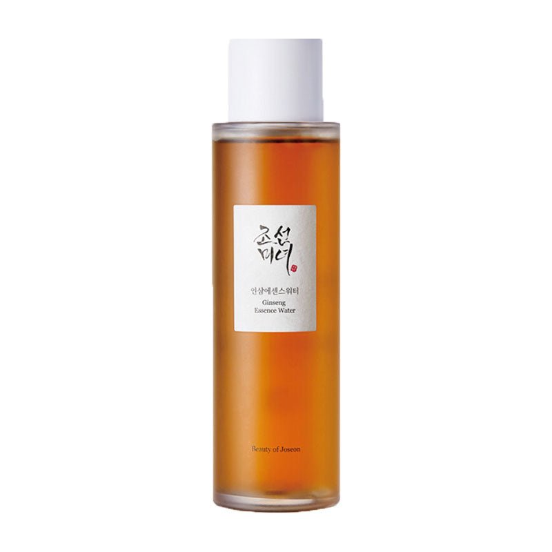 Beauty of Joseon Ginseng Essence Water 150 ml – hydrating ginseng essence
Lightweight ginseng and niacinamide essence water
Brightening essence with 80% ginseng root water
Hanbang-inspired ginseng essence for glowing skin
Essence water for hydration and barrier support