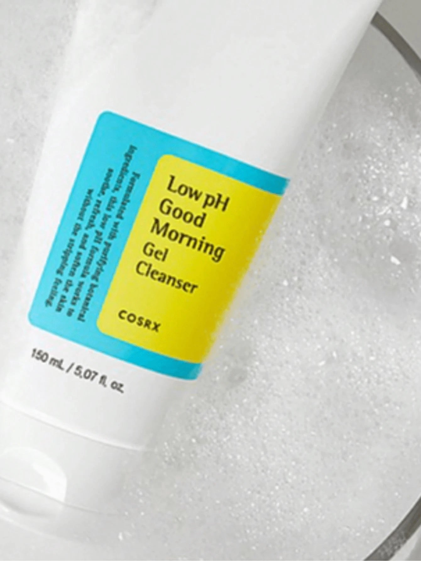 COSRX Low pH Good Morning Gel Cleanser  – BHA, PH - Balancing (5.07 Fl Oz) - HaisonSkin