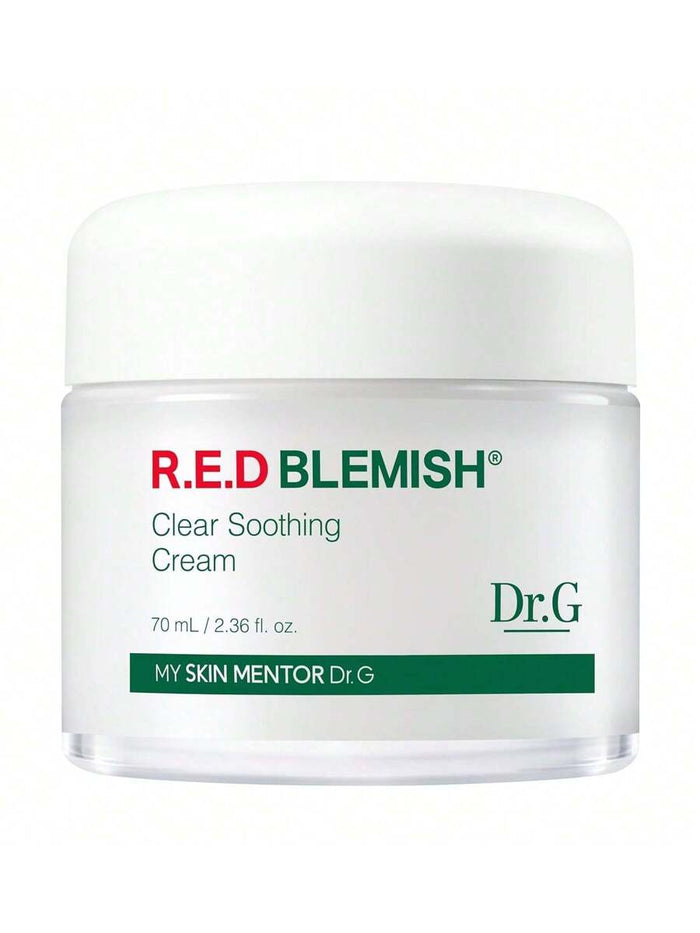 Dr.G Red Blemish Clear Soothing Cica Cream 70 ml – gel‑cream moisturizer
Calming cica cream for redness-prone skin
Soothing niacinamide and centella gel moisturizer
Lightweight hydration cream for sensitive blemish-prone skin
Barrier-restoring cica moisturizer for acne calm