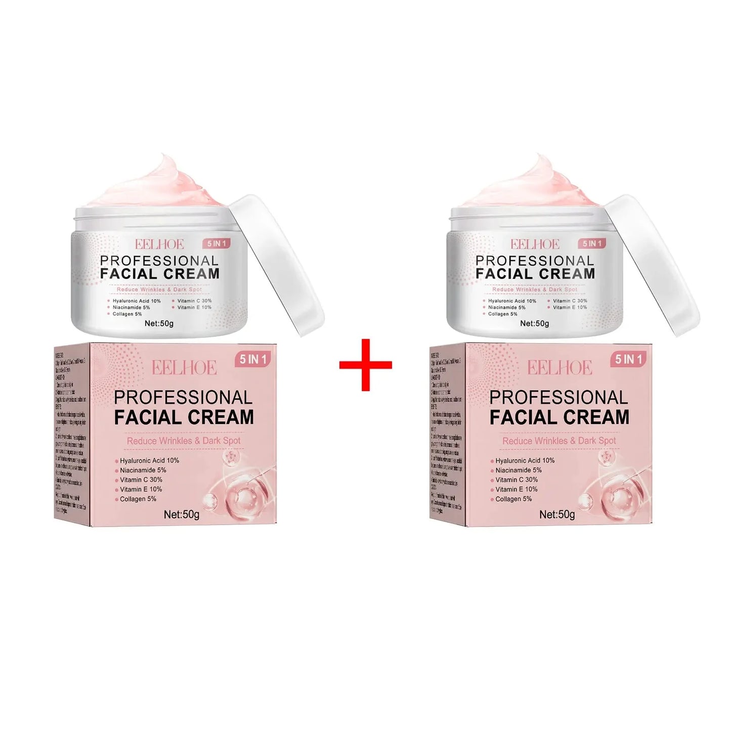 EELHOE Anti‑Aging Hyaluronic Cream  – youthful hydration moisturizerHydrating cream with HA, Vitamin C, collagen & niacinamidePlumping anti‑aging cream for smoother, firmer skinLightweight yet nourishing anti‑aging moisturizerGlow-enhancing hyaluronic acid cream