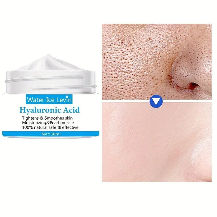 hyaluronic acid daily moisturizer with silky textureDeep hydration cream with hyaluronic acidMoisturizer for dry and sensitive skin hydrationPlumping face cream for fine lines and dewy glowDaily hyaluronic acid moisturizer for radiant skin