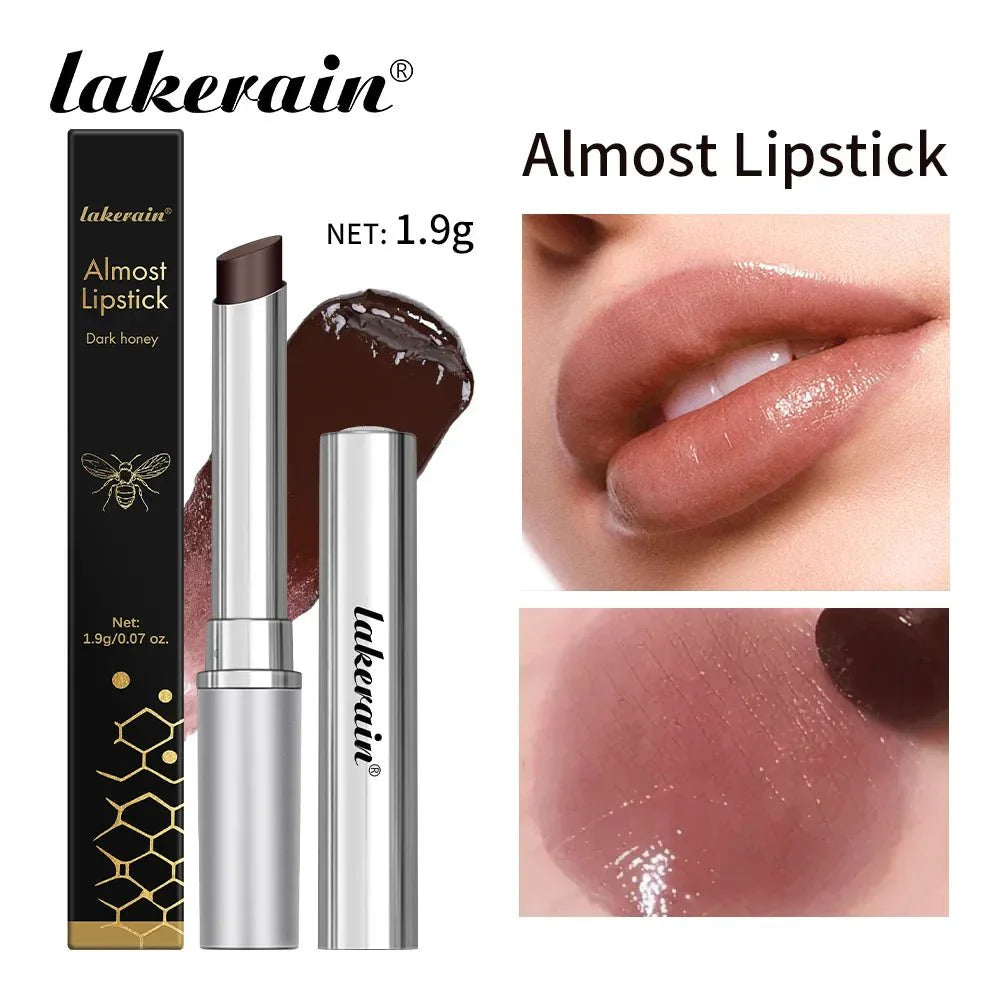 Luxurious Black Honey Lip Balm  in sleek tubeRadiant silken lip balm with warm honey tintMoisturizing black honey balm gliding on lipsUniversal honey-tint balm for natural lip glowSoft, glossy balm infused with honey and oils