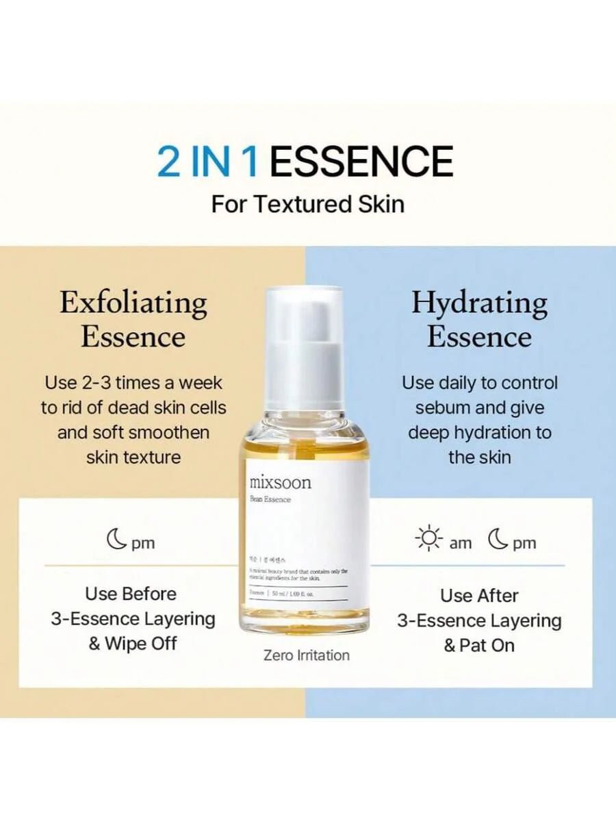 fermented bean hyaluronic acid essence – Fermented Bean + Hyaluronic Acid Essence for Gentle Exfoliation, Hydration & Brightening - HaisonSkin
