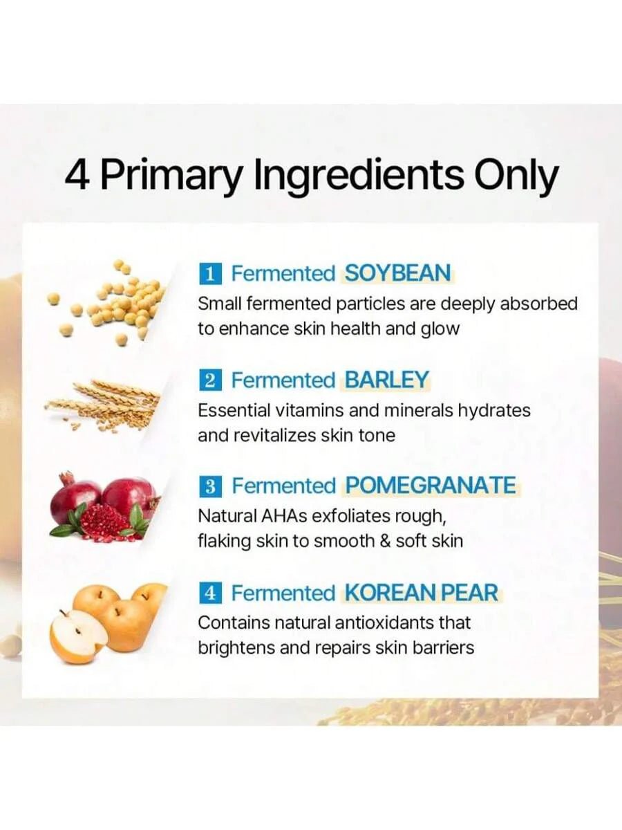 fermented bean hyaluronic acid essence– Fermented Bean + Hyaluronic Acid Essence for Gentle Exfoliation, Hydration & Brightening - HaisonSkin