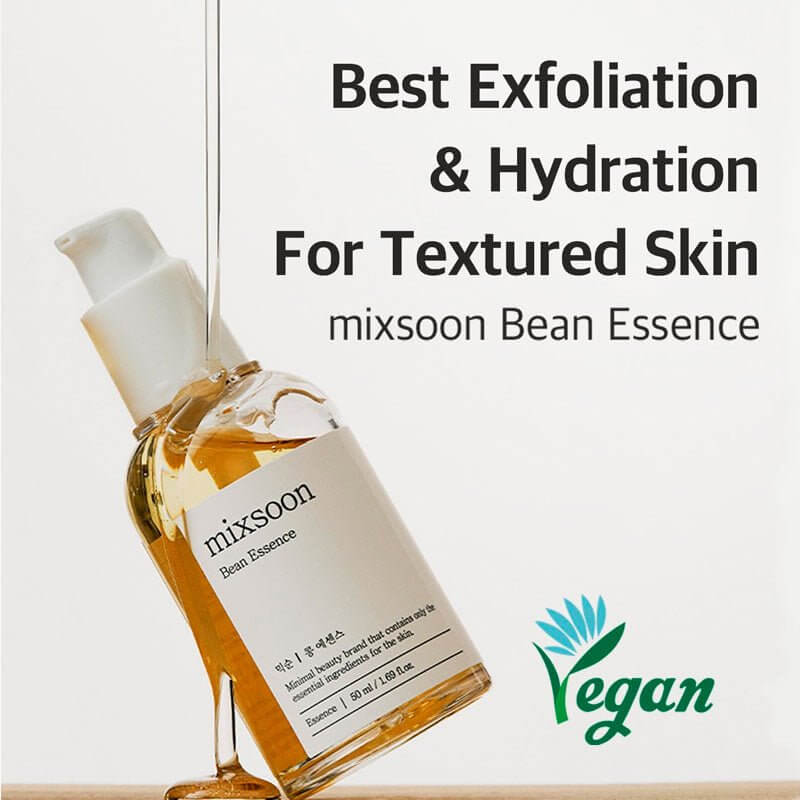 K-beauty fermented bean cream – fermented soybean glow essenceK-beauty hydrating essence with pomegranate AHALightweight Korean glow essence for texture refinementFermented triple‑ferment essence for radiant skin prepSensitive-skin friendly Mixsoon Bean Essence texture