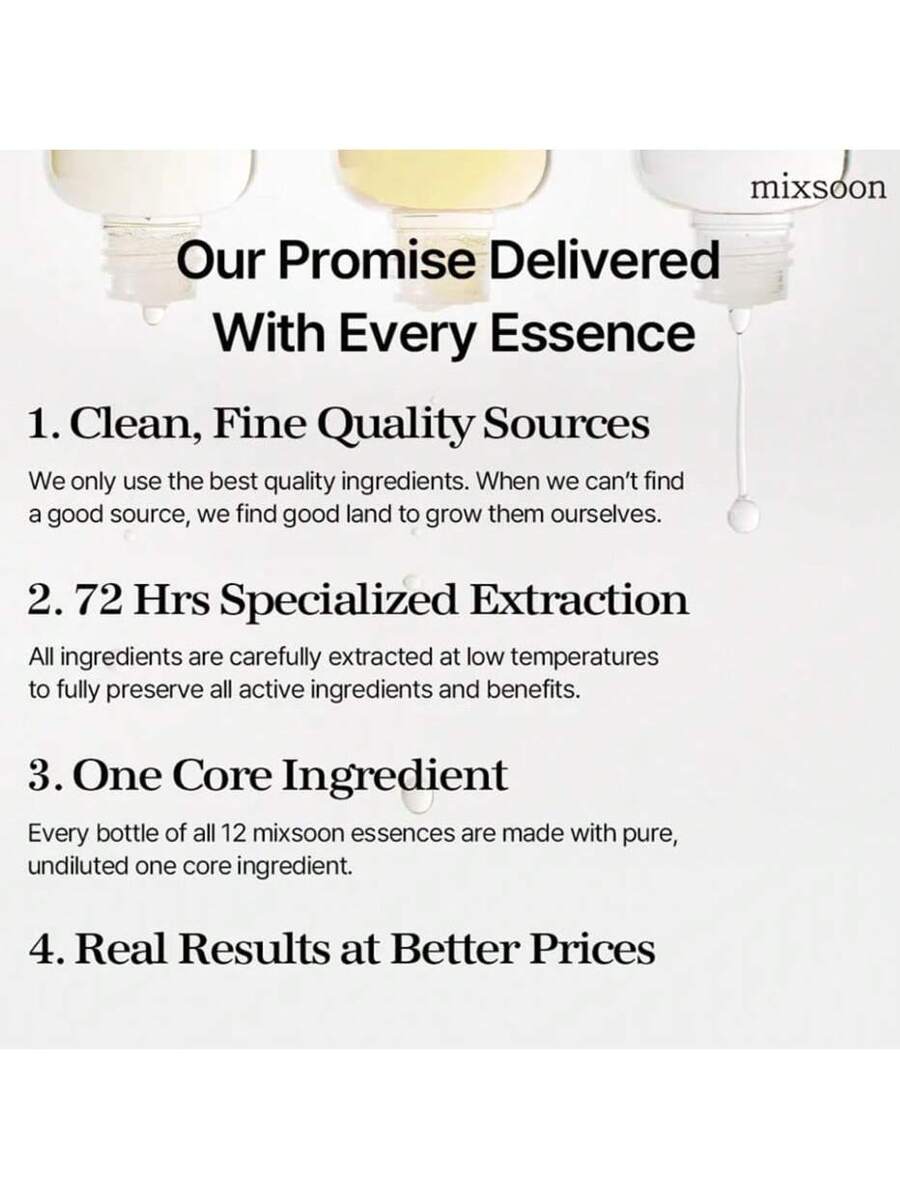 Mixsoon Soondy Centella Asiatica Essence 100 ml – 100% centella extract
Minimalist hydrating essence for sensitive skin
Soothing centella water essence for dewy glow
Vegan centella essence for redness and calm
Lightweight glass-skin centella essence