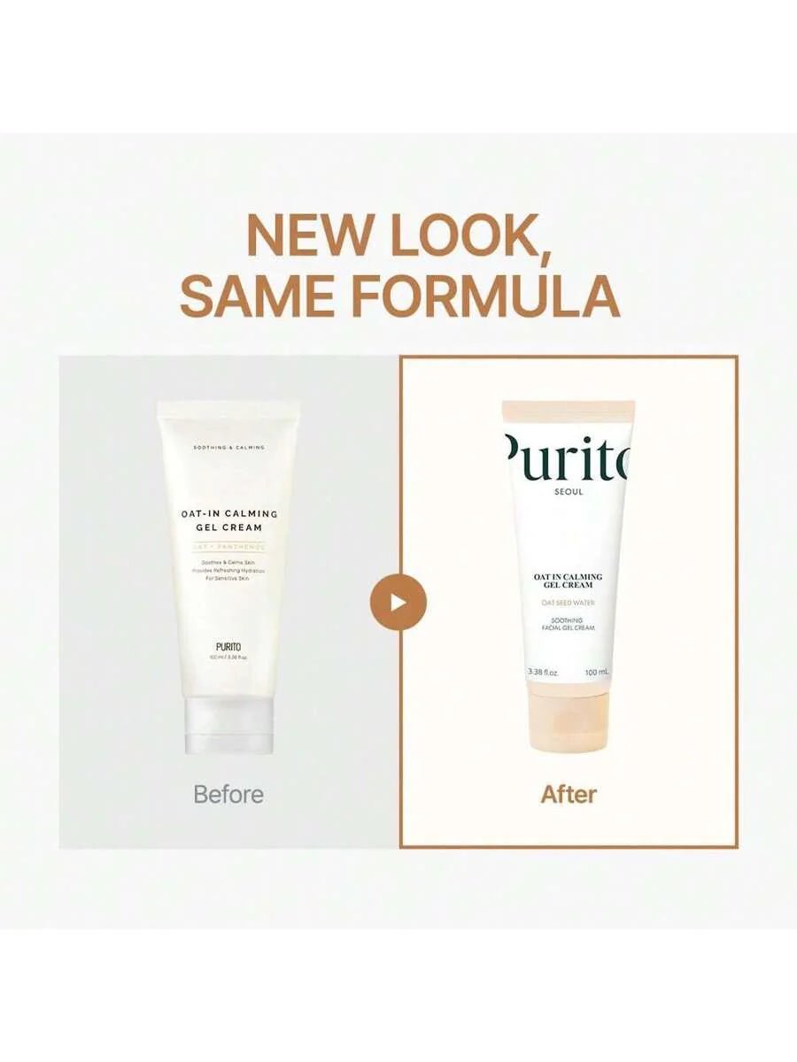 Purito Oat In Calming Gel Cream 100 ml – soothing oat gel cream
77% oat seed water moisturizer for sensitive skin
Lightweight oat hydration gel cream
Soothing cream with squalane and panthenol
Calming moisturizer for reactive and combo skin
