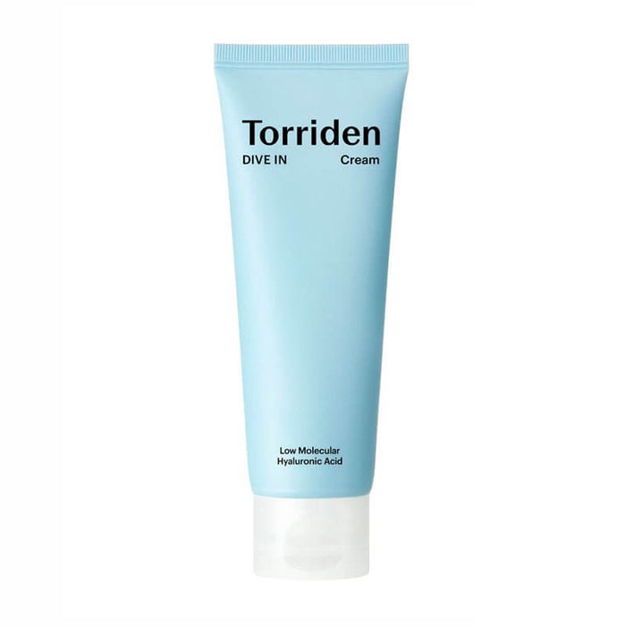 Torriden DiveIn Low Molecular Hyaluronic Acid Cream 80 ml – K‑Beauty hydrationCloud-like hyaluronic gel‑cream for deep hydration5D hyaluronic acid moisturizing gel cream textureLightweight dewy finish hyaluronic acid creamSoothing gel moisturizer for sensitive skin with low‑molecular HA