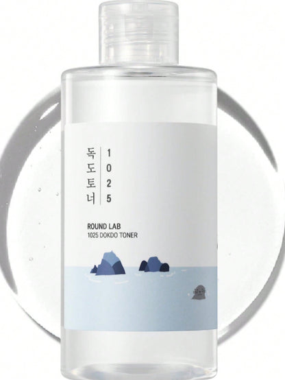 ROUND LAB 1025 Dokdo Skincare Set – cleanser, toner, lotion, serum

Deep sea water skincare ritual set

Hydrating Dokdo cleansing oil and mineral toner

Lightweight hydrating serum and lotion with sea minerals

4-step Dokdo skincare mineral hydration set