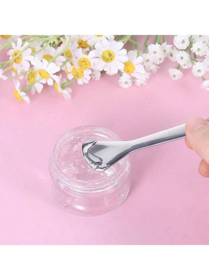 metal skincare spatula set– 2 stainless steel scoops for skincareHygienic stainless-steel skincare spatulas for creamsLuxury metal applicator spatulas for masks and balmsCompact travel-ready metal spatulas for skincareReusable stainless-steel skincare spatula set
