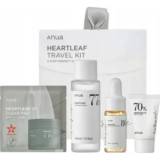 Anua soothing trial kit for sensitive skin