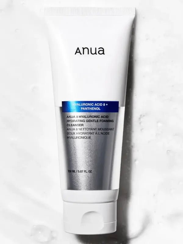 Anua 8 Hyaluronic Acid Hydrating Gentle Foaming Cleanser 150ml – Moisturizing Korean Face Wash for Sensitive Skin - HaisonSkin