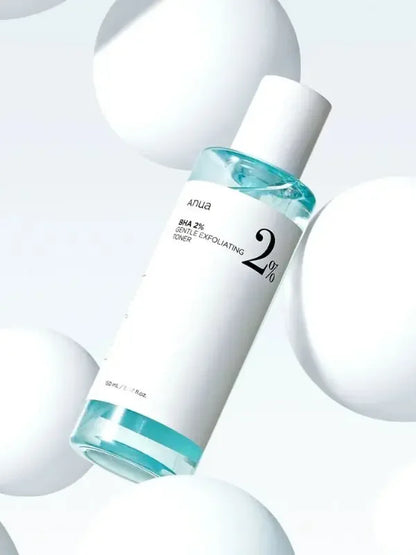 Korean salicylic acid exfoliating toner 150ml Korean skincareKorean BHA toner for blackheads and acne-prone skinAnua salicylic acid toner pore refiningBest Korean exfoliating toner for oily skinAnua toner with BHA 2% gentle daily exfoliation