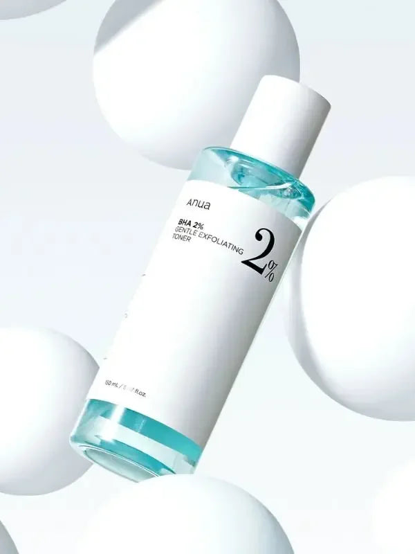 Korean salicylic acid exfoliating toner 150ml Korean skincareKorean BHA toner for blackheads and acne-prone skinAnua salicylic acid toner pore refiningBest Korean exfoliating toner for oily skinAnua toner with BHA 2% gentle daily exfoliation