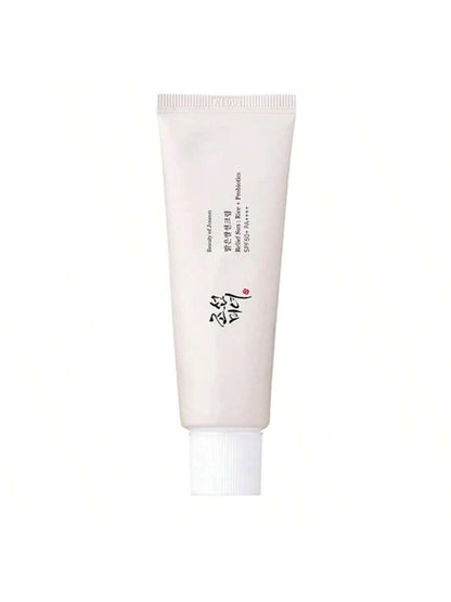 Relief Sun SPF50 - Joseon 50ml Facial Self Tanner Probiotics SPF50 PA++++ 50mlHydrating rice and probiotic sunscreen creamLightweight dewy sun cream with no white castProbiotic barrier-supporting sunscreenDaily SPF50 moisturizer with rice extract