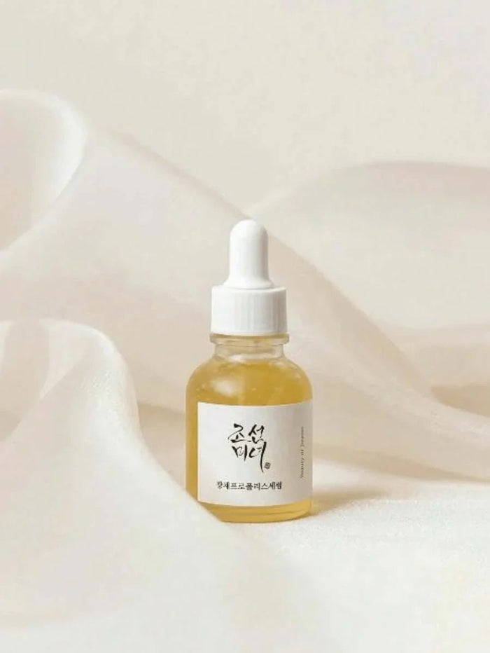 Beauty of Joseon Glow Serum 30 ml – propolis niacinamide serum

Brightening honey-tone serum with propolis & BHA

Hydrating glow serum for acne-prone, sensitive skin

Glass-skin serum with niacinamide and mild exfoliant

Calming, radiant serum with natural propolis extract