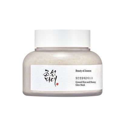 Beauty of Joseon Ground Rice and Honey Glow Mask jar and texture

Honey-toned rice exfoliating mask for glow

Rice and honey wash-off mask for brightening

Softening glow mask with kaolin and fermented rice

Silky rice glow mask for dull or textured skin