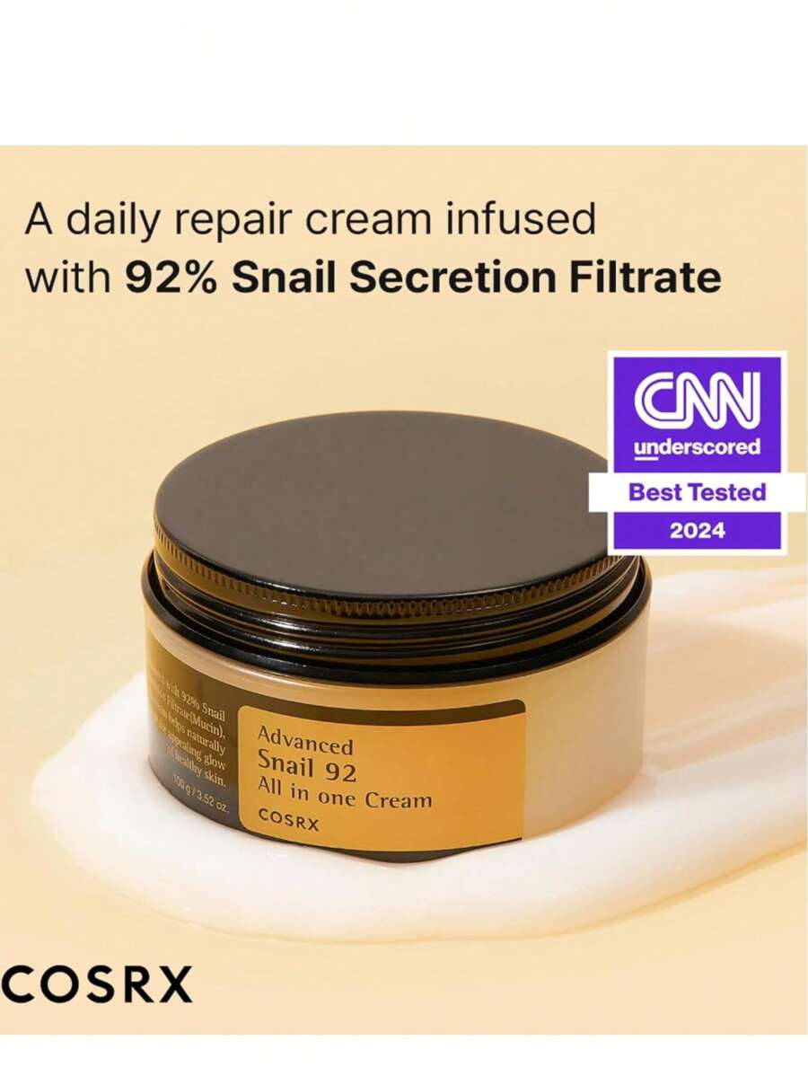 COSRX Advanced Snail Duo – Snail Mucin Essence & Cream

96% Snail Mucin Essence for hydration and repair

92% Snail Mucin Moisturizer for glow and softness

Snail mucin glow duo for barrier repair and radiance

Hydrating snail mucin skincare set—essence + cream