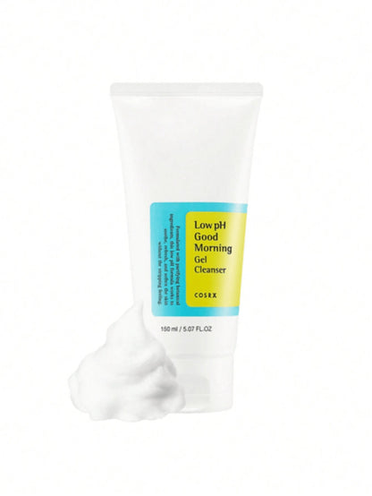 COSRX Low pH Good Morning Gel Cleanser —cleans pores, soothes skin, and preserves moisture for refreshed, balanced skin.