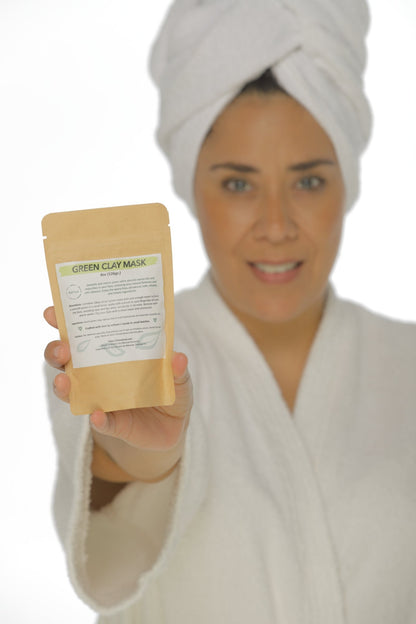 Green Clay Mask – Purifying, Pore - Refining & Balancing Detox Treatment (120ml / 4oz) - HaisonSkin