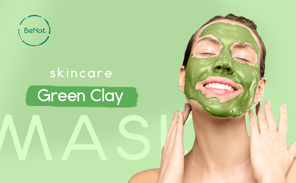 Green Clay Mask – Purifying, Pore - Refining & Balancing Detox Treatment (120ml / 4oz) - HaisonSkin