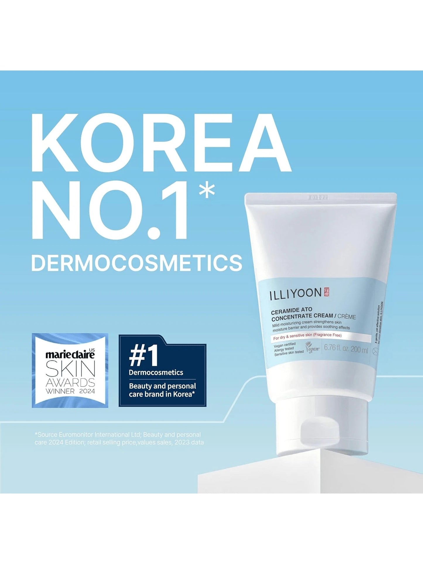  Illiyoon Ceramide Ato Concentrate Cream 200 ml – 100‑hour hydration

Silky ceramide face & body cream for dry, sensitive skin

Barrier repair moisturizer with ceramide capsule technology

Lightweight rich cream for long-lasting hydration

Dermatologist-recommended ceramide cream for compromised skin
