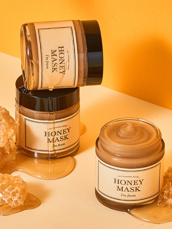 I’m From Honey Mask 38.7% natural honey wash-off treatment

Warm honey-texture face mask for deep hydration

Honey mask with bee venom and propolis for soothing skin

Luxurious vegan honey face mask for glowing skin

Golden honey cocoon mask for skin nourishment