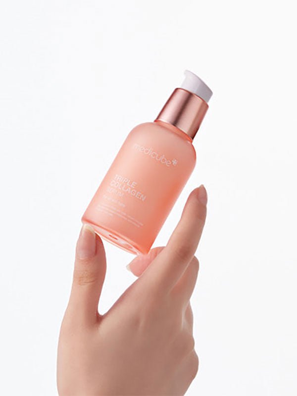 Medicube Triple Collagen Serum 55ml bottle

Firming collagen serum for anti-aging skincare

Korean collagen serum with peptides and hydration

Wrinkle-reducing serum with triple collagen complex

Medicube anti-aging serum for youthful glowing skin