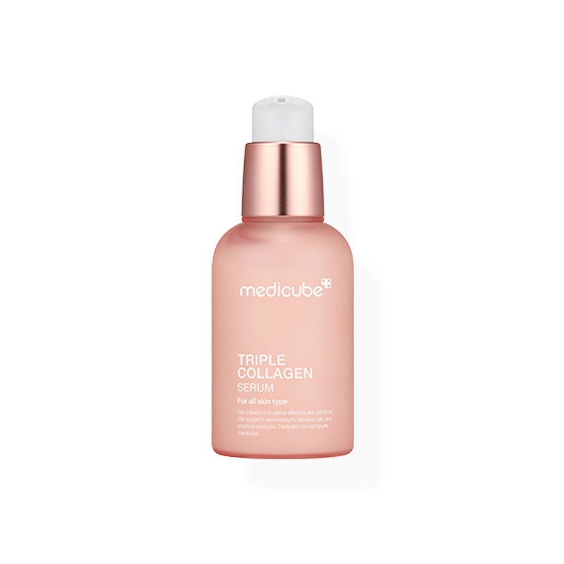 Medicube Triple Collagen Serum 55ml bottle

Firming collagen serum for anti-aging skincare

Korean collagen serum with peptides and hydration

Wrinkle-reducing serum with triple collagen complex

Medicube anti-aging serum for youthful glowing skin