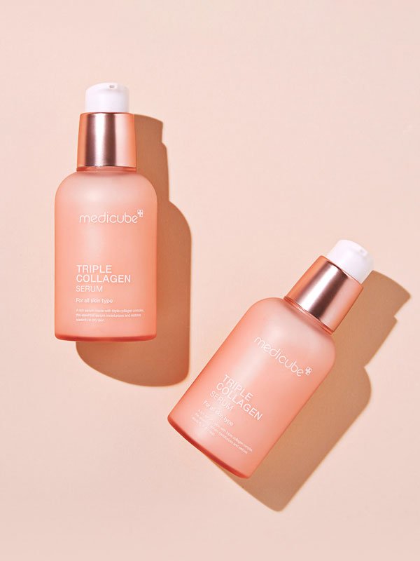 Medicube Triple Collagen Serum 55ml bottle

Firming collagen serum for anti-aging skincare

Korean collagen serum with peptides and hydration

Wrinkle-reducing serum with triple collagen complex

Medicube anti-aging serum for youthful glowing skin