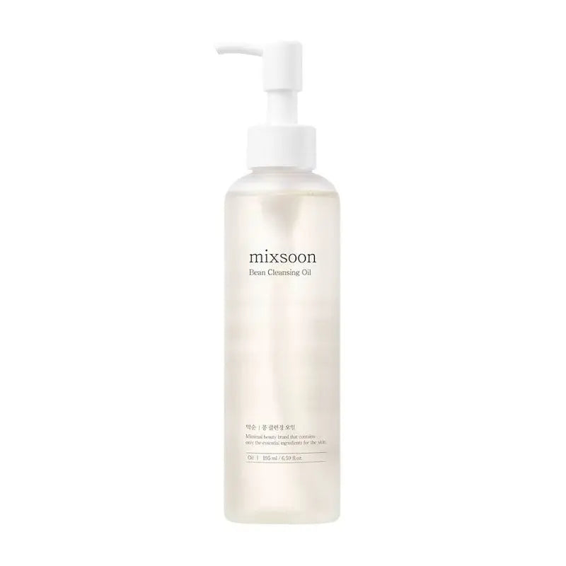 Mixsoon Bean Cleansing Oil 195ml Korean oil cleanser

K-beauty cleansing oil makeup and sunscreen remover

Soybean oil-based Korean cleansing oil for double cleansing

Mixsoon Bean Cleansing Oil lightweight hydrating cleanser

Best Korean cleansing oil for sensitive skin