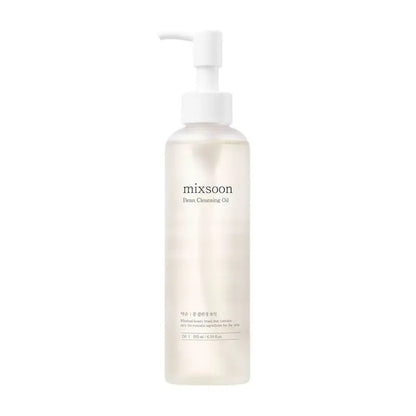 Mixsoon Bean Cleansing Oil 195ml Korean oil cleanser

K-beauty cleansing oil makeup and sunscreen remover

Soybean oil-based Korean cleansing oil for double cleansing

Mixsoon Bean Cleansing Oil lightweight hydrating cleanser

Best Korean cleansing oil for sensitive skin
