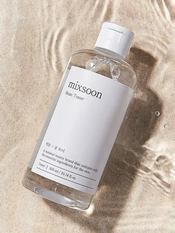 Korean exfoliating hydrating tonerr 300ml Korean exfoliating tonerHydrating toner with fermented soybean extractMixsoon toner for exfoliation hydration and skin prepLightweight water-like toner for smooth radiant skinKorean skincare toner Mixsoon Bean gentle renewal