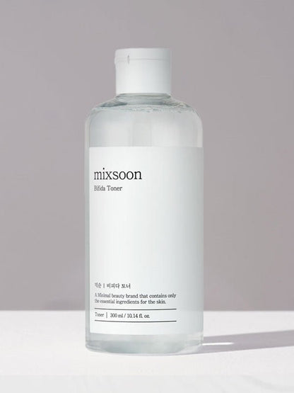 Mixsoon Bifida Toner 300ml – probiotic bifida ferment toner

Lightweight soothing bifida toner for sensitive skin

Hydrating bifida ferment lysate toner for barrier repair

Glow-priming bifida probiotic toner texture

Everyday hydrating toner with bifida ferment for dull skin