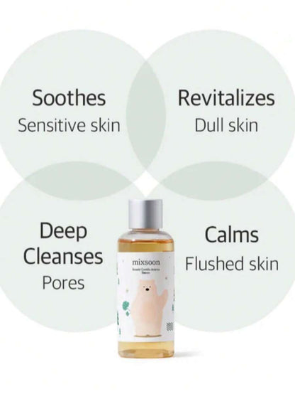 Mixsoon Centella Repairing Skincare Set – Toner, Essence, Mask, Sun Cream

Centella Niacinida skincare ritual set with hydrating sun cream

Sensitive skin centella remedy set for soothing glow

Mixsoon skincare collection for centella barrier care

Complete centella calm skincare ritual with SPF protection