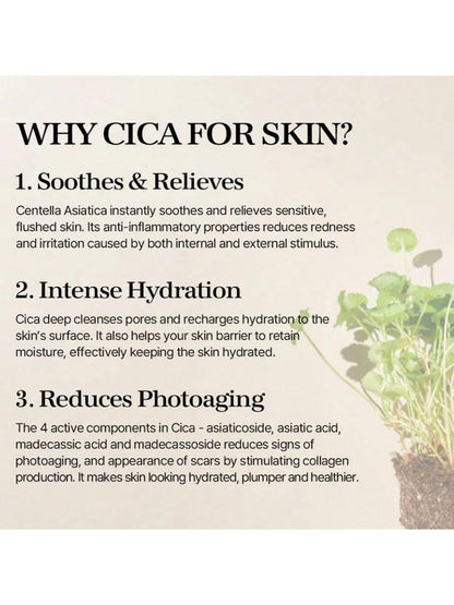 Mixsoon Soondy Centella Asiatica Essence – Minimalist, 100% Centella Extract Essence for Hydration & Redness Relief (100 ml) - HaisonSkin