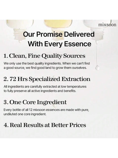 Mixsoon Soondy Centella Asiatica Essence – Minimalist, 100% Centella Extract Essence for Hydration & Redness Relief (100 ml) - HaisonSkin