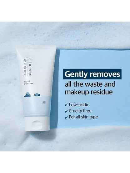 Round Lab 1025 Dokdo Cleanser 150 ml – deep sea water gel cleanser

Low-pH gentle foaming cleanser with hyaluronic acid

Hydrating gel-to-foam cleanser with Ulleungdo deep sea water

Soothing cleanser with ceramide NP and panthenol

Mineral cleanser for sensitive skin