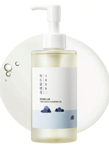 ROUND LAB 1025 Dokdo Skincare Set – cleanser, toner, lotion, serum

Deep sea water skincare ritual set

Hydrating Dokdo cleansing oil and mineral toner

Lightweight hydrating serum and lotion with sea minerals

4-step Dokdo skincare mineral hydration set