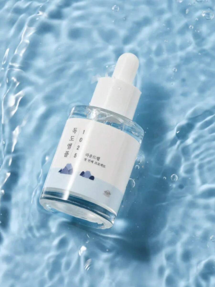 ROUND LAB 1025 Dokdo Skincare Set – cleanser, toner, lotion, serum

Deep sea water skincare ritual set

Hydrating Dokdo cleansing oil and mineral toner

Lightweight hydrating serum and lotion with sea minerals

4-step Dokdo skincare mineral hydration set