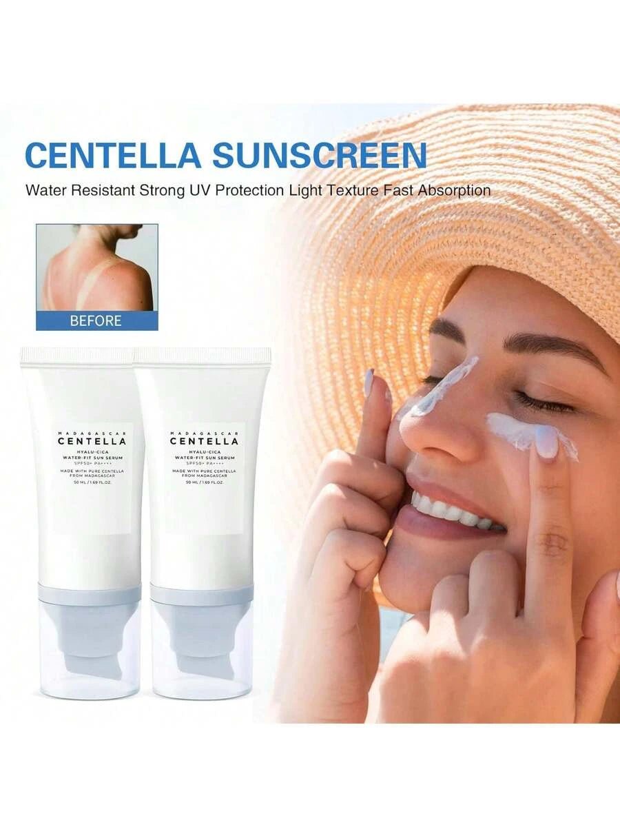 “SPF 50 serum,” “lightweight sunscreen,” “dewy UV protection”