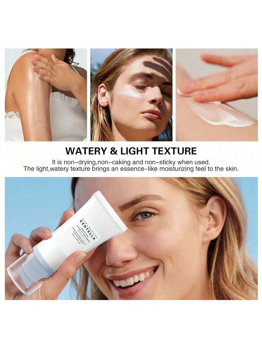 “SPF 50 serum,” “lightweight sunscreen,” “dewy UV protection”