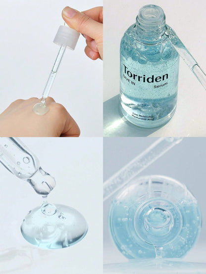 Torriden Dive-In Hyaluronic Acid Serum  – 5D hydrationGlass skin serum with multi-weight hyaluronic acidFragrance‑free hydrating serum for sensitive skinLightweight HA serum for plump, dewy complexionBarrier-support hydrating serum with panthenol