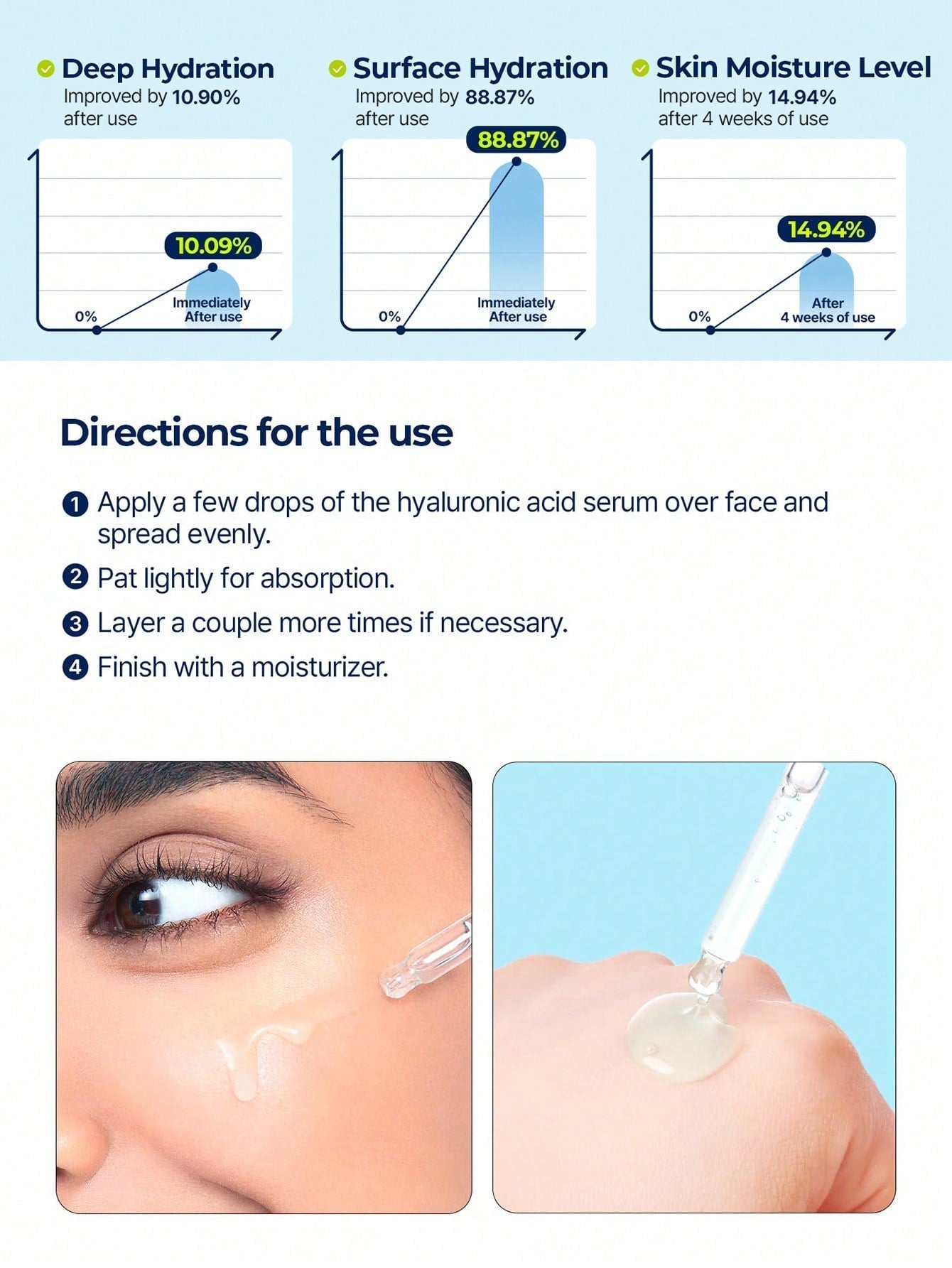 Torriden Dive-In Hyaluronic Acid Serum – 5D hydrationGlass skin serum with multi-weight hyaluronic acidFragrance‑free hydrating serum for sensitive skinLightweight HA serum for plump, dewy complexionBarrier-support hydrating serum with panthenol